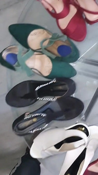 Showing off My High Heels Collection and Dresses Don't Miss the End When I Play with Desi Choot Pussy