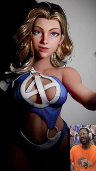 Sue Storm Makes a Special Bald Pussy Video for You to Jerk off Too