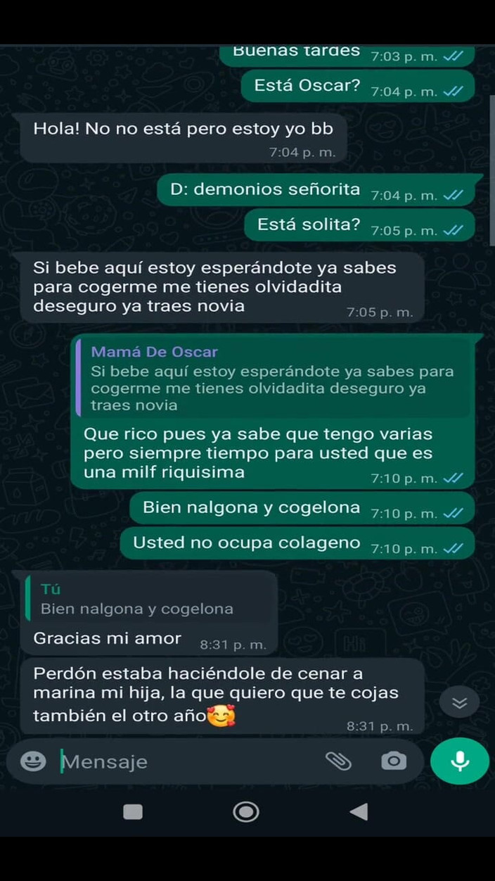 Mexicasero: Arkadaşım Oscar'ın patronuyla sohbet ediyorum onu tekrar sikeceğim