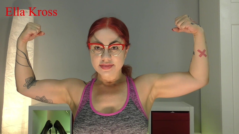 Ella Kross: Поклоняйся моей неудачнику с мышцами! HD Mp4