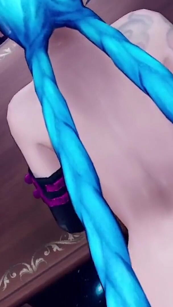 Wraith ward: Fucking Jinx from behind - League of legends: 3D Porn Parody