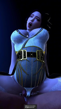 3D Hot Asian Slut Cosplay Model Cheating with Big Dick