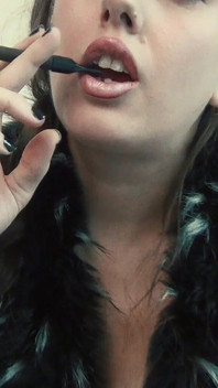 Seductive Cigar Fetish Smoking Topless Black & Mild Deep Smoking