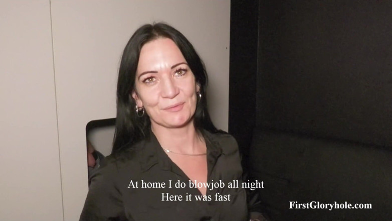 First Gloryhole: Mature Woman 43 Years Old Helen - First Gloryhole Part 4