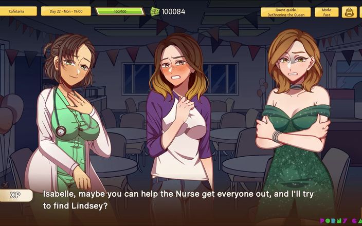 Porny Games: Another Chance by Time Wizard Studios: セックスと赤い絵の具のいたずら 11