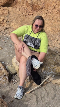 Horny Wife Masturbates on the Beach
