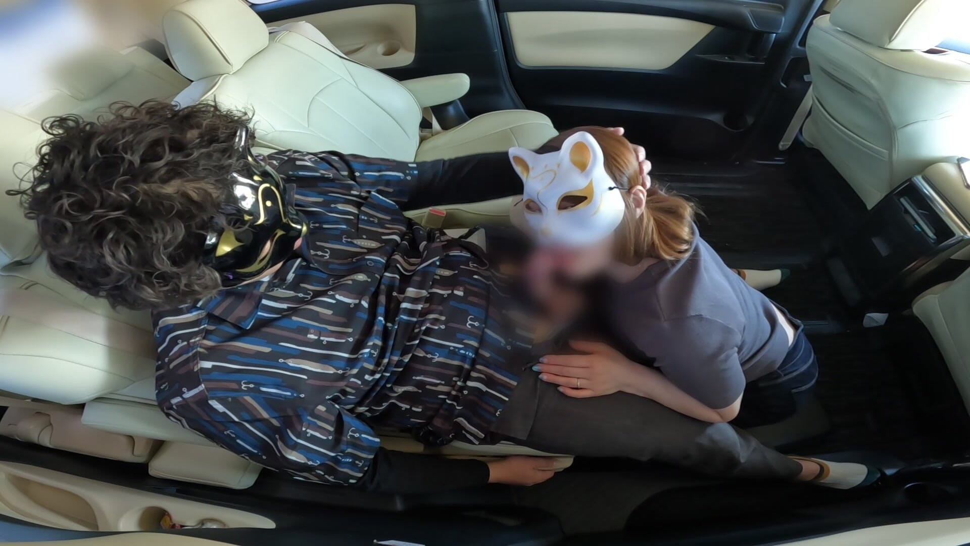 A Married Woman Gets Aroused by Her Husband and Has Car Sex