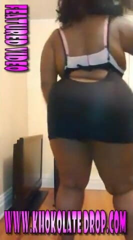 Big black clapping booties: Jack off do mojego zdumiewającego klaskania tyłka BBW, odcinek 1