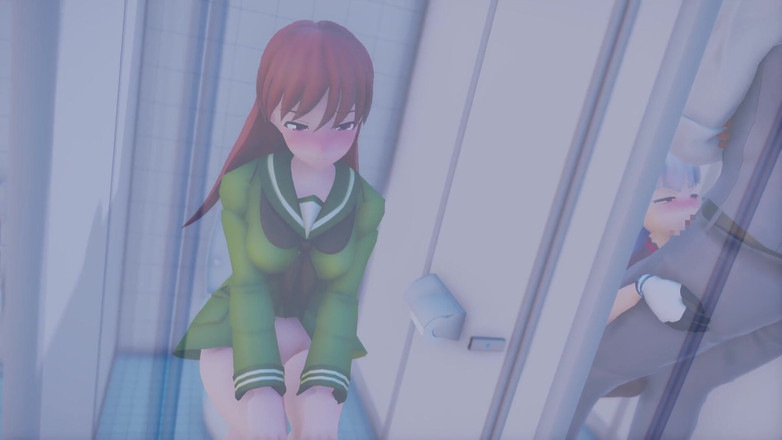 Velvixian: Pipe dans la salle de bain, étudiantes