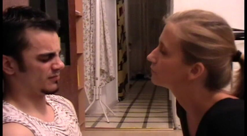 Femdom Austria: Melady makes a game with her slave