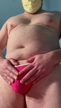 Small Cock Pink Thong