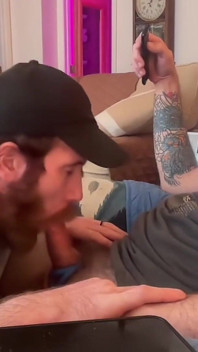 Late Night BJ for Husband Cum Swallow
