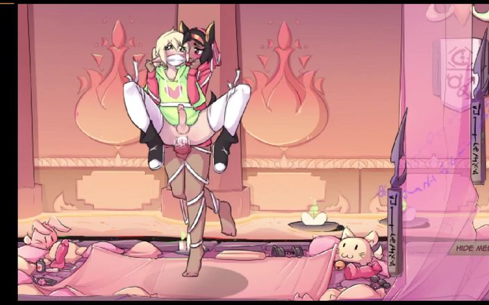 LewdArcade: Max the Elf demo seviye 2 tam galeri oyunu (daha iyi görünümle)...