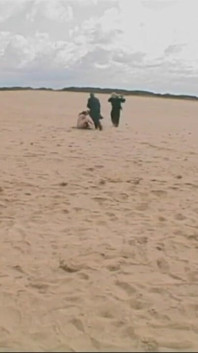Fetter arsch und spanking, am strand teil 2