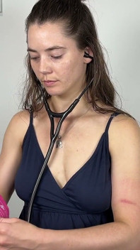 Manual Bp Arm with Audio in Dress