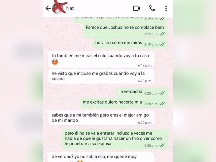 Natasha Caseros: 和我朋友老婆的热辣聊天，结局愉快