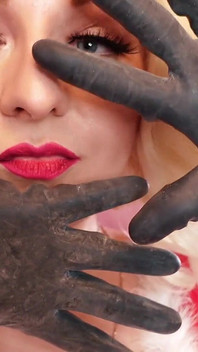 Asmr Video: Gummihandschuhe .. Erstaunliche Geräusche hören und entspannen! Weihnachtsstimmung! Arya grander -sfw kostenloses video
