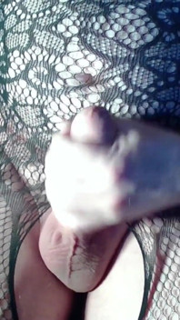 Masturbating in Black Bodystockings