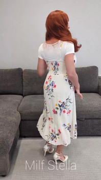 A Redhead in a Dress