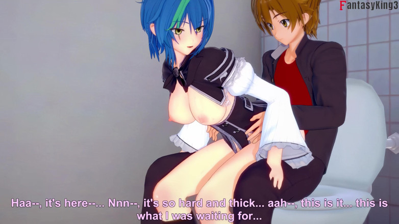 Fantasy king: Xenovia और issei बाथरूम में चुदाई करती है, Rias को पता चलता है - dxd ntr madness Series