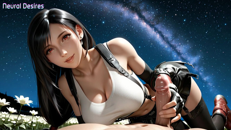 Neural Desires: Tifa tìm thấy thiên đường bên dưới các vì sao (video ai)