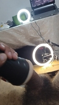 Cum on the Flashlight!