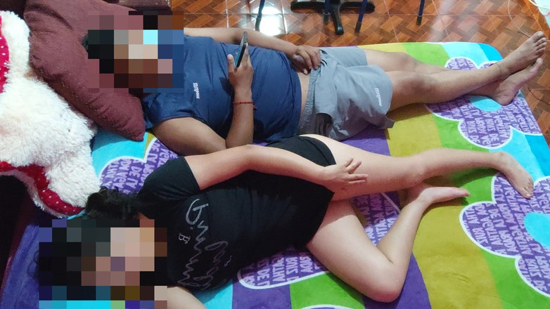 Katerine: Saya menangkapnya melancap