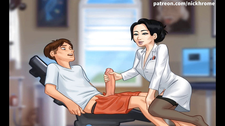 Cartoon Universal: Summertime saga 158 - 내 정액을 원하는 아시아 교사 (스페인어 서브)