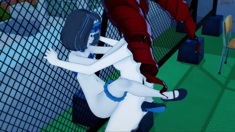 Hentai Smash: Futa Micha usta rucha Garie i pieprzy jej doggystyle ponownie...