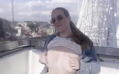 Flashing My Boobs Outdoor