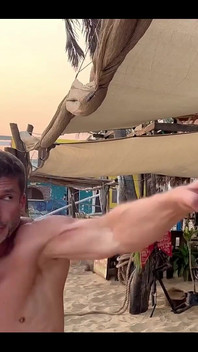 Punching Bag on Zipolite Beach