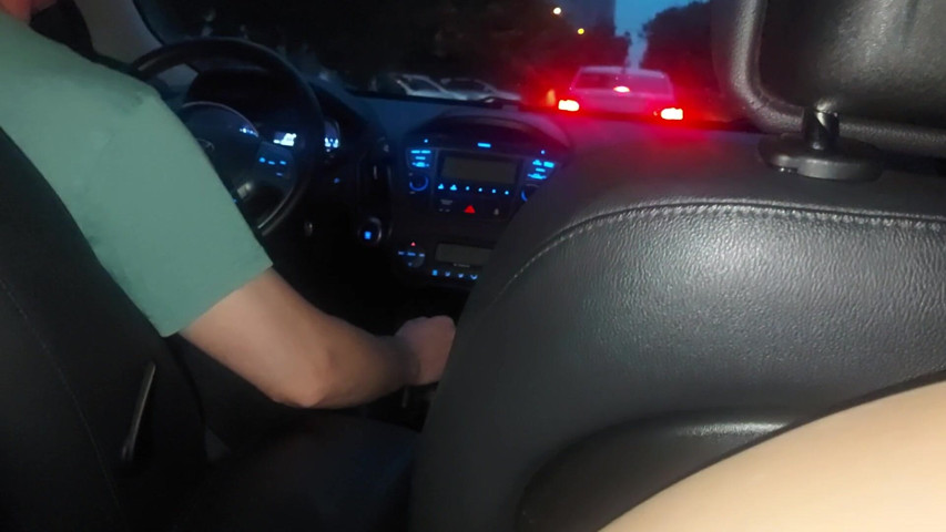 MILF in Stockings and High Heels Seduces a Taxi Driver (Step mommy)