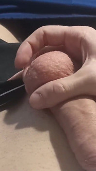 Guy Plays Hot with His Balls