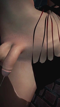 Ada Wong knullas anal av enorm futa demongirl