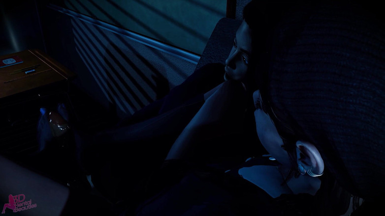 3DHentaiBeauties: Appuntamento nella notte con pioggia: la sorpresa di nylon di...