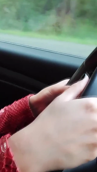 Princess18_: Fast Driving, Leather, High Heels 4K