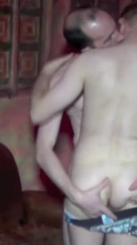 Bottom fucked by older in sauna