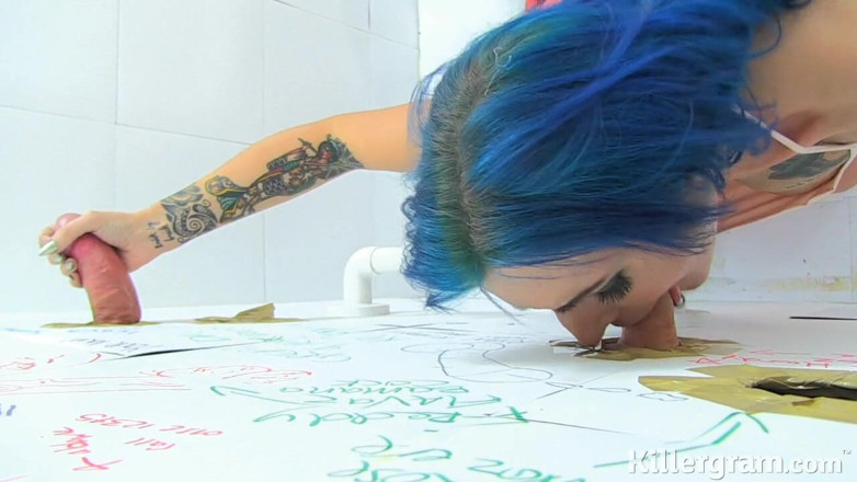 Killergram: Alexa Viceにハードコアgloryhole輪姦