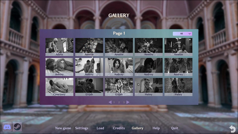 LewdArcade: Lust Akademie Sezóna 3 Galerie [část 01] Porno Hra Hra [18+] Příběhem 3D vizuální nová...