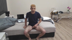 Dexterxxlfun: 黄头发的托马斯裸露中出2次骑乘同性恋肛交