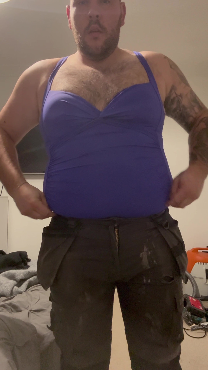 Shaun Cbt: Kuk bondage med under kläder crossdress och ute offentligt del 1