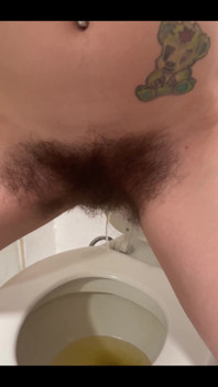 Standing up Piss Straight From My Huge Bush