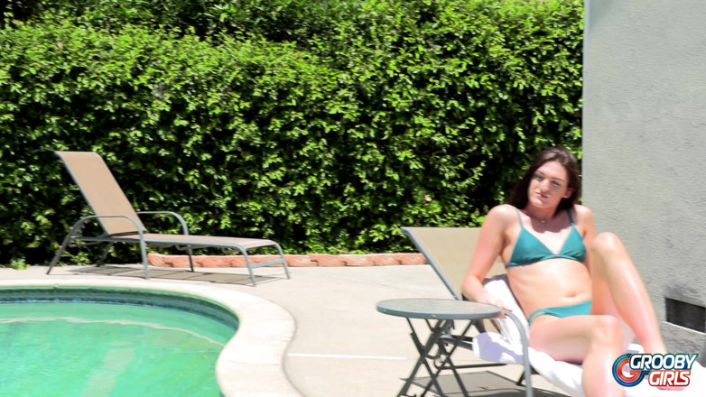 Grooby Girls: Groobygirls: Tori Easton Raw Fucked by the Poolboy
