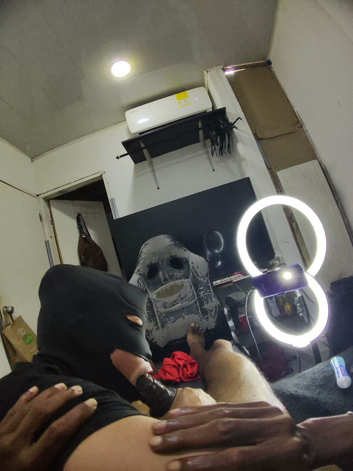 Cum-lobian dickdrainers: Throat Champ Black Mask 5