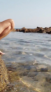 Seaside Wank on Sardegna