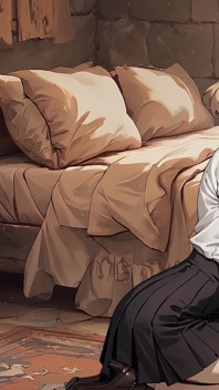 Kolej Mysteria: teman lelaki melancap dan menonton aweknya menghisap tuan asrama mereka membuatkannya jalang mani - episod 8