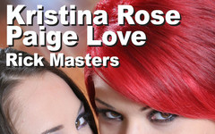 Edge Interactive Publishing: Paige Love y Kristina Rose y Rick Masters chupan bola...