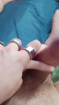 Handjob with French Manicure Fetish