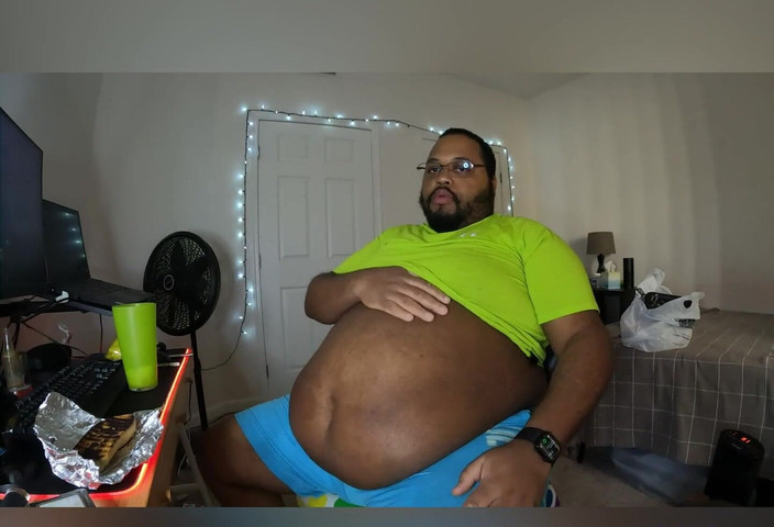 Blkhole420: Istirahat makan siang dari cewek gemuk kulit hitam