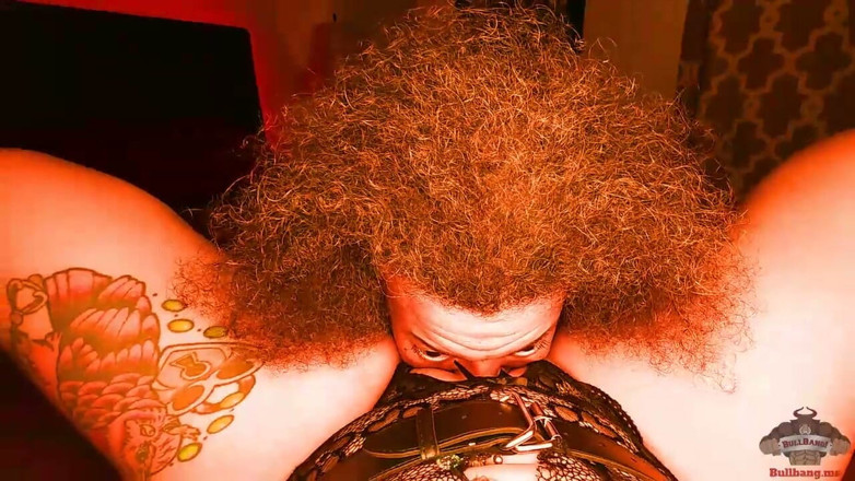 Bull Bang Gang Official: Big Booty Latina in the Red Room